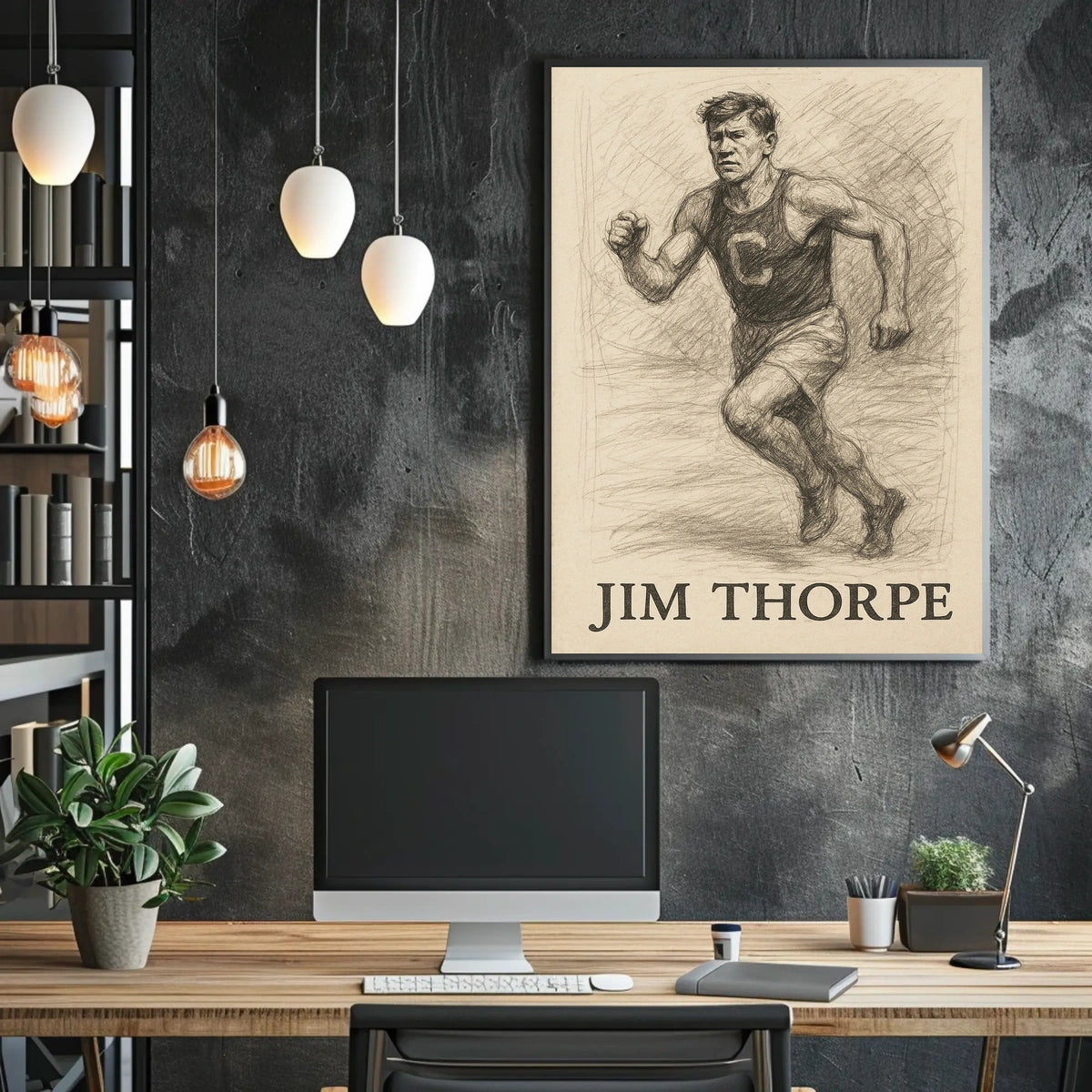 Jim Thorpe Athletic Legend Poster