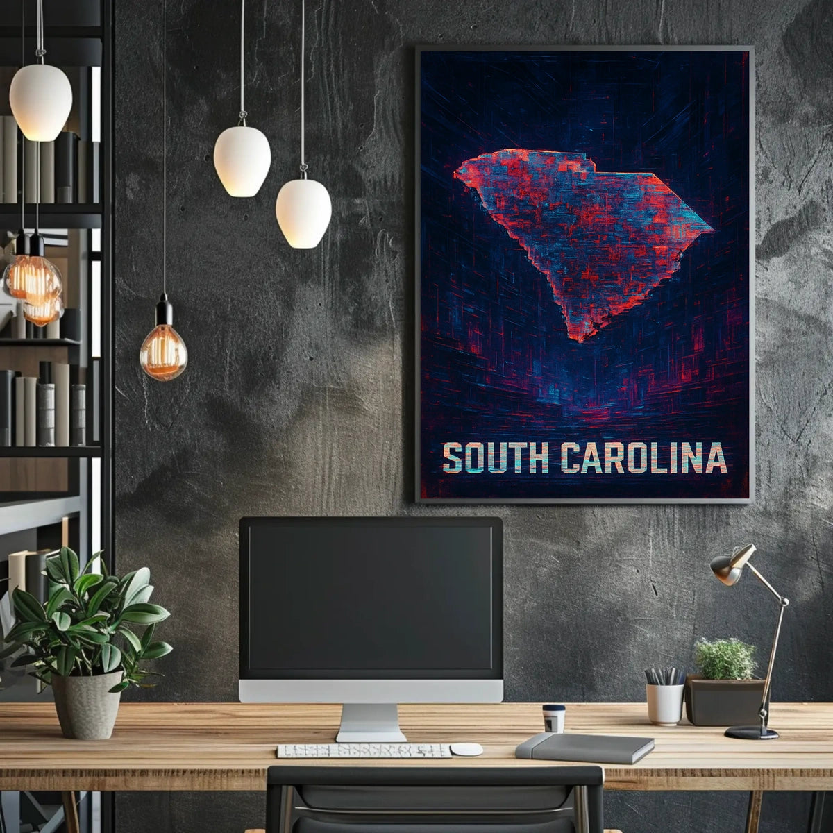 South Carolina Artistic Representation Poster