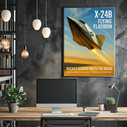 X-24B Flying Flatiron Poster PosterGoat