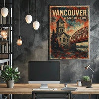 Vancouver, Washington Vintage Vintage Poster