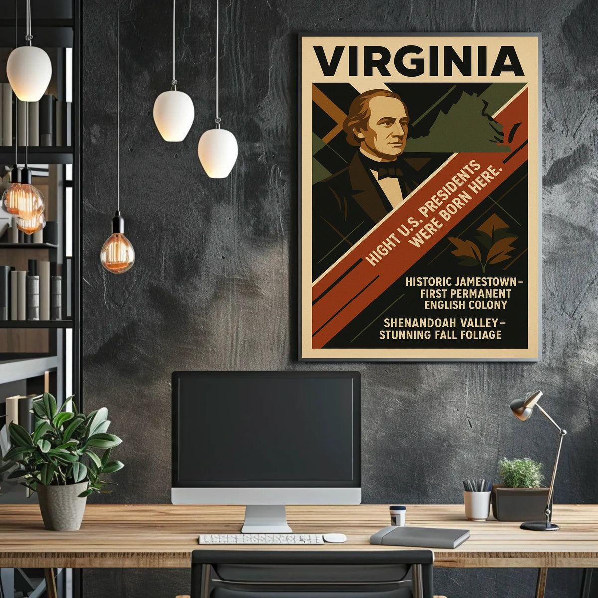 Virginia Birthplace Of U.S. Presidents Poster