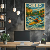 Obed, Tennessee Whitewater Adventure Poster