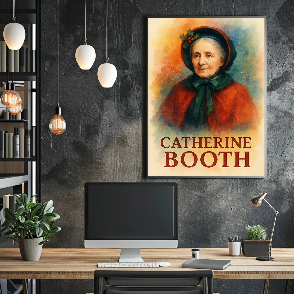 Catherine Booth Artistic Watercolor Historical Poster