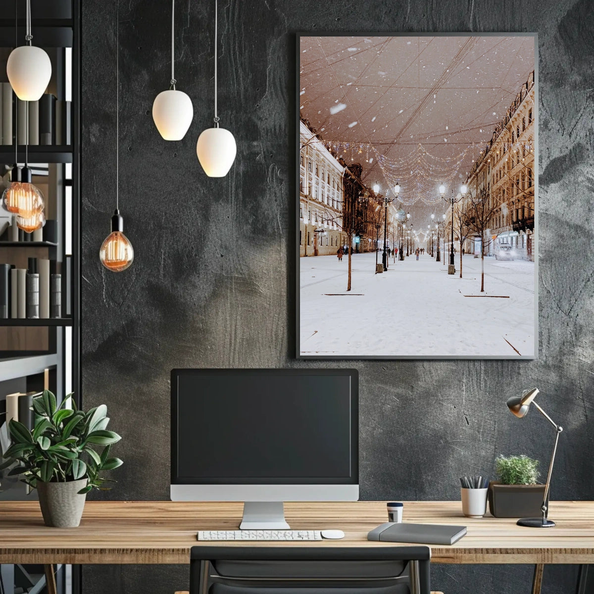 Winter Wonderland Street Poster