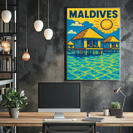 Maldives Paradise Poster