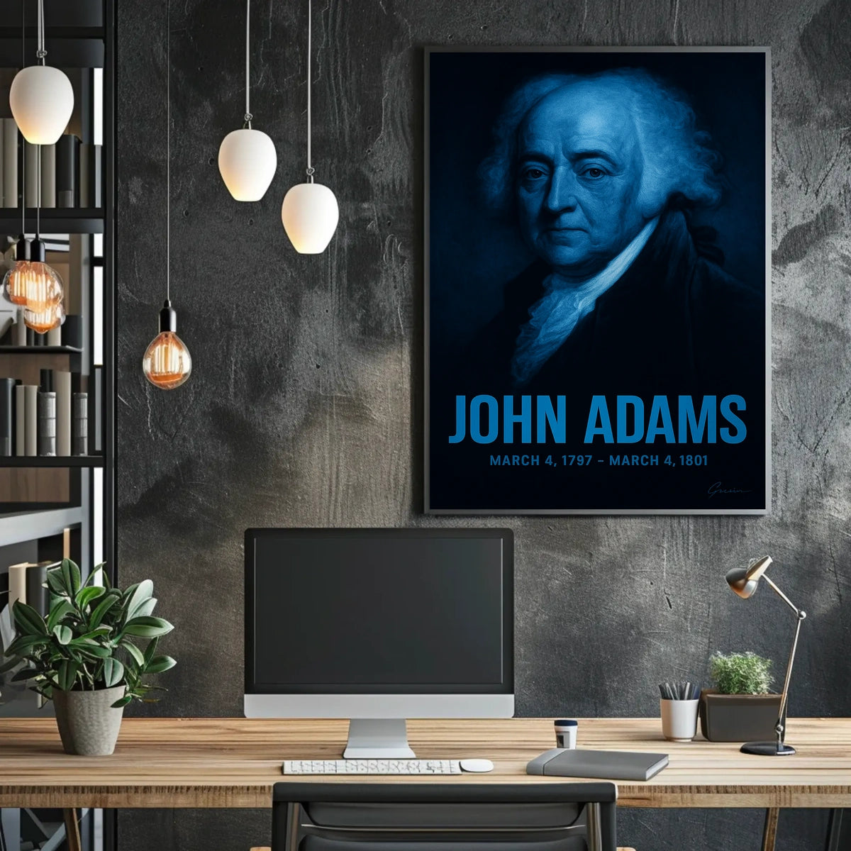 John Adams 2Nd President Poster