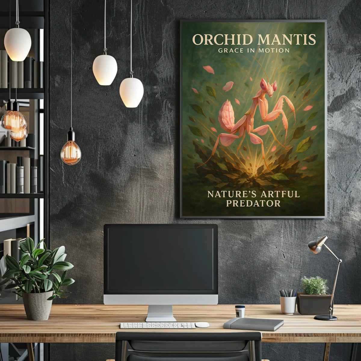 Orchid Mantis Grace in Motion Poster