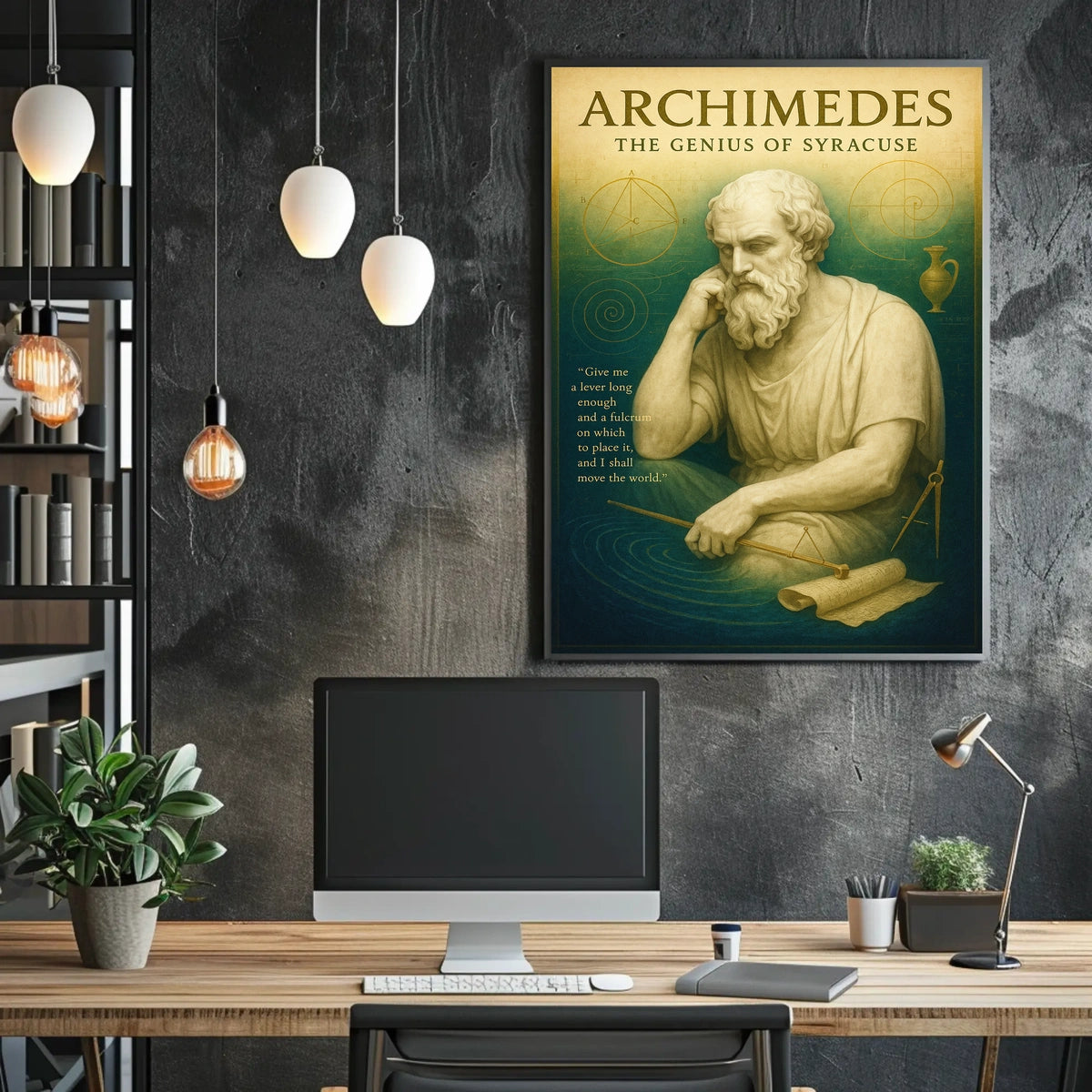 Archimedes The Genius Of Syracuse Poster