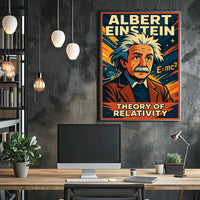 Albert Einstein Theory Of Relativity Poster