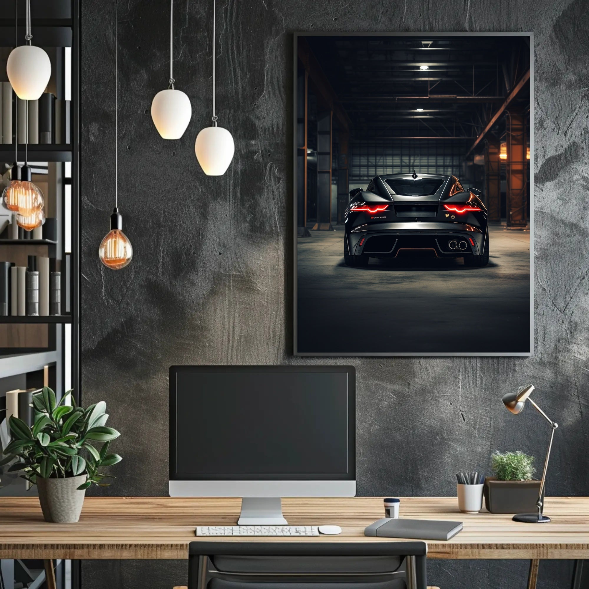 Sleek Automotive Design Poster PosterGoat