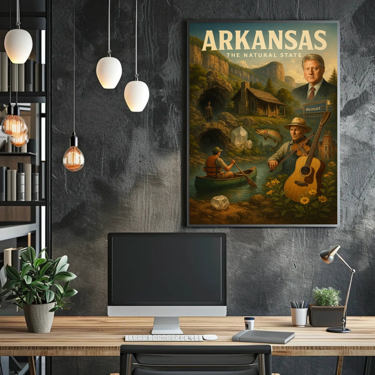 Arkansas The Natural State Poster