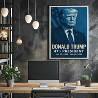 Donald Trump 47th President Poster