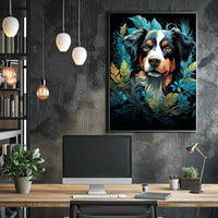 Majestic Canine Portrait Poster