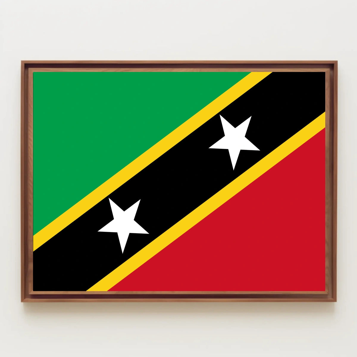 Saint Kitts and Nevis Flag Poster
