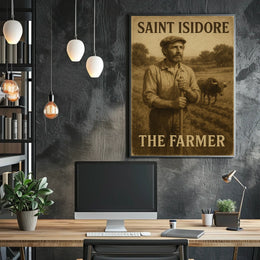 Saint Isidore The Farmer Poster