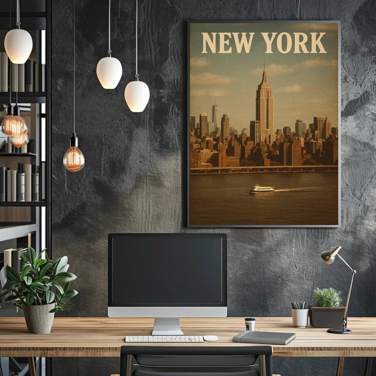 New York Cityscape Poster
