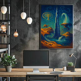 Dreamscape of Dubai Poster
