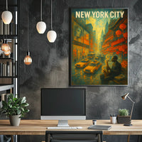 New York City Jazz Vibes Poster