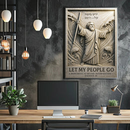 Let My People Go A Monument to Divine Intervention Poster PosterGoat