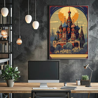 Enchanted Cathedral at Dusk Poster