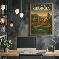 Discover Georgia A Journey Through Poster