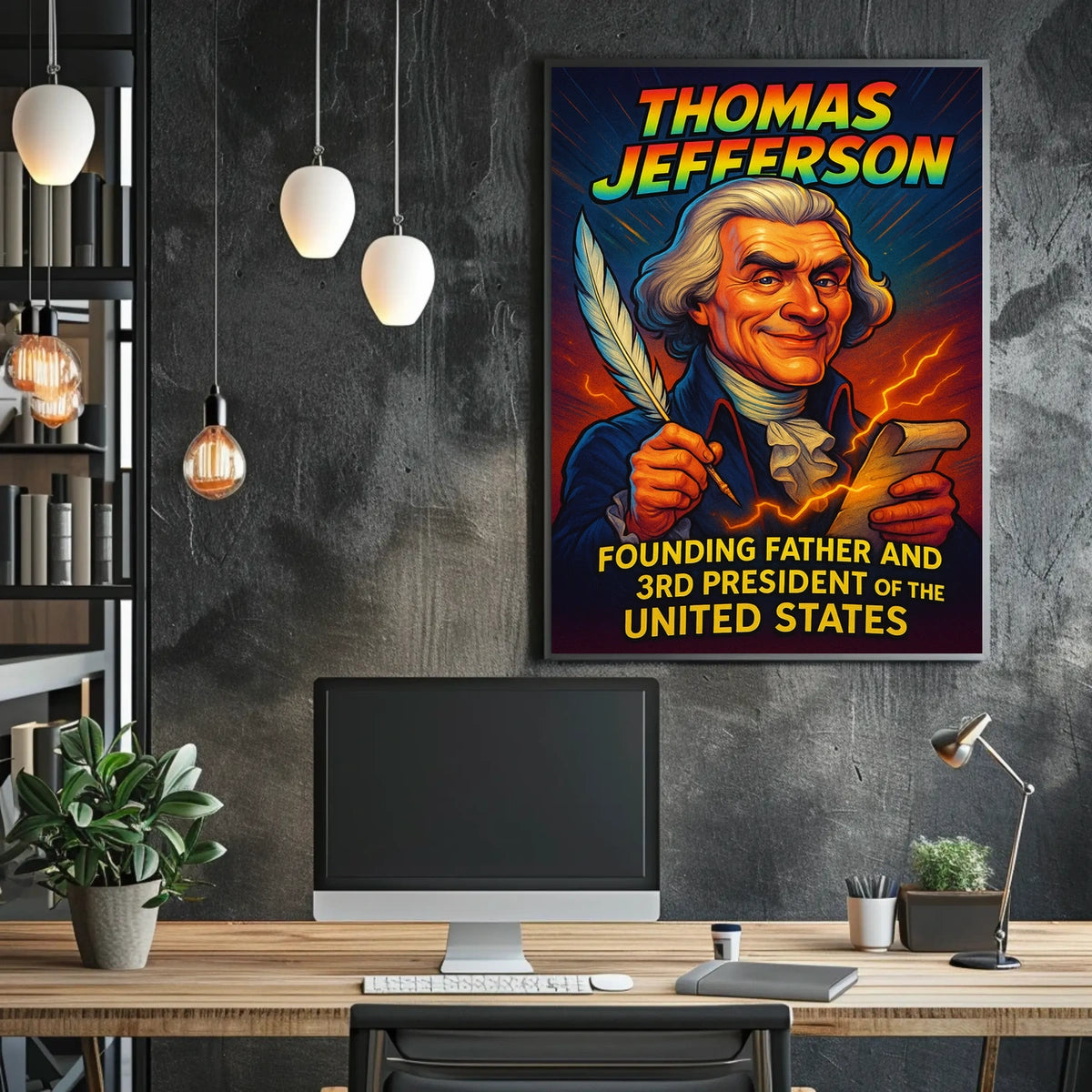Thomas Jefferson 3rd President Poster