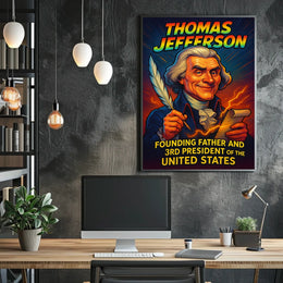 Thomas Jefferson 3rd President Poster