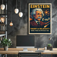 Albert Einstein Nobel Prize In Physics Poster