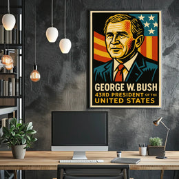 George W. Bush 43rd President Poster