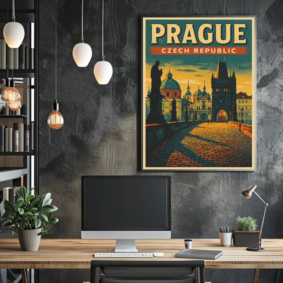 Prague A Timeless Cityscape Poster