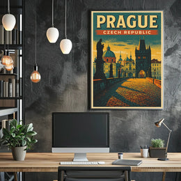 Prague A Timeless Cityscape Poster