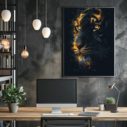 Majestic Tiger Portrait Poster