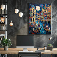 Enchanted Venetian Night Poster