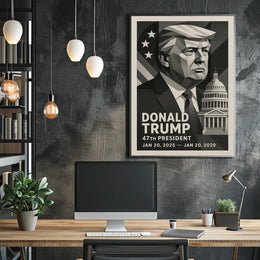 Donald Trump 47th President Poster