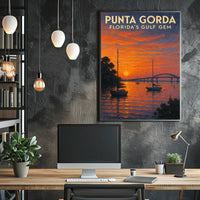 Punta Gorda FloridaS Gulf Gem Poster