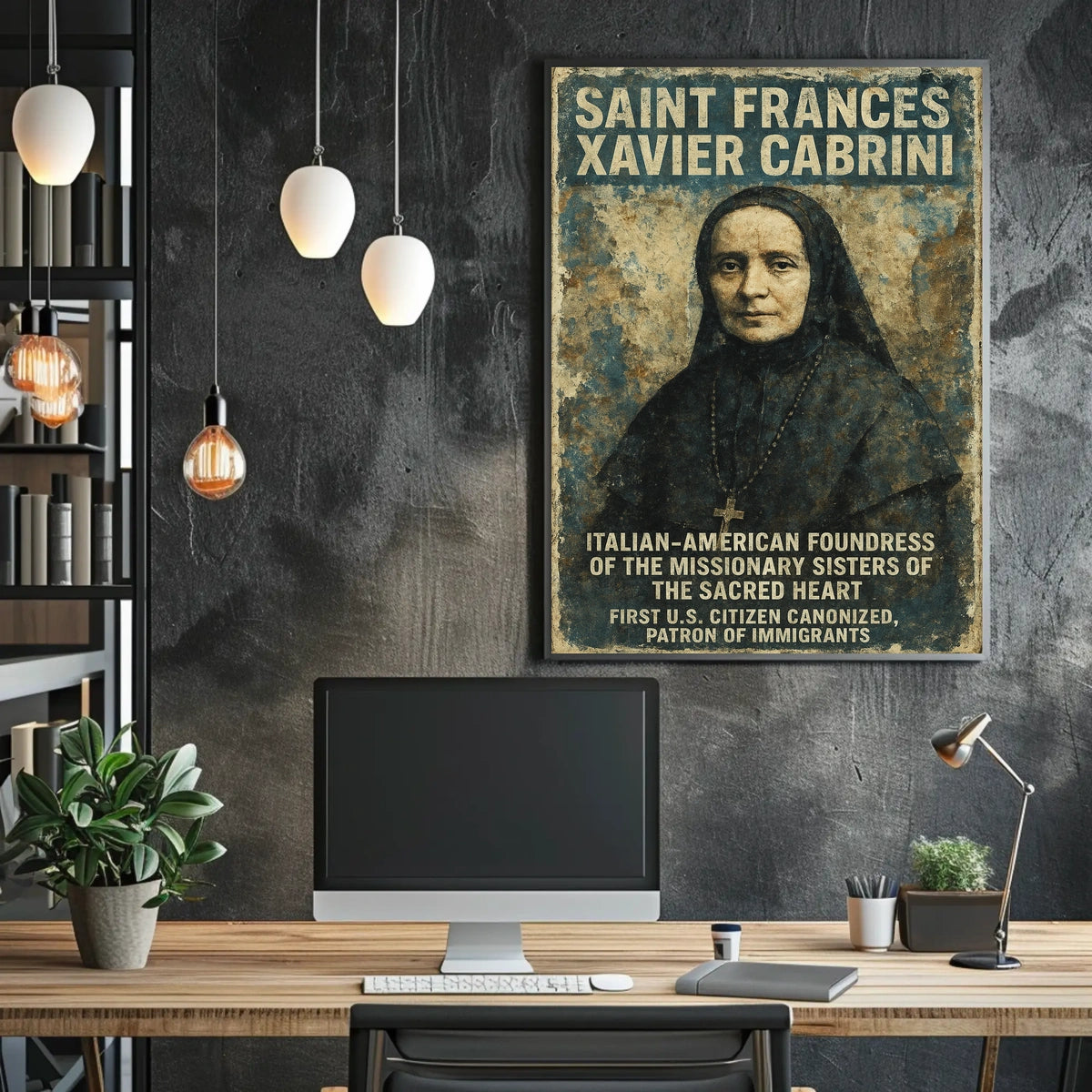 Saint Frances Xavier Cabrini Poster