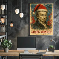 James Monroe 5th President of the United States Christmas SeriesPoster