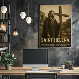 Saint Helena Pilgrim Of The Holy Land Poster