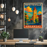 Fayetteville, Arkansas Scenic Poster