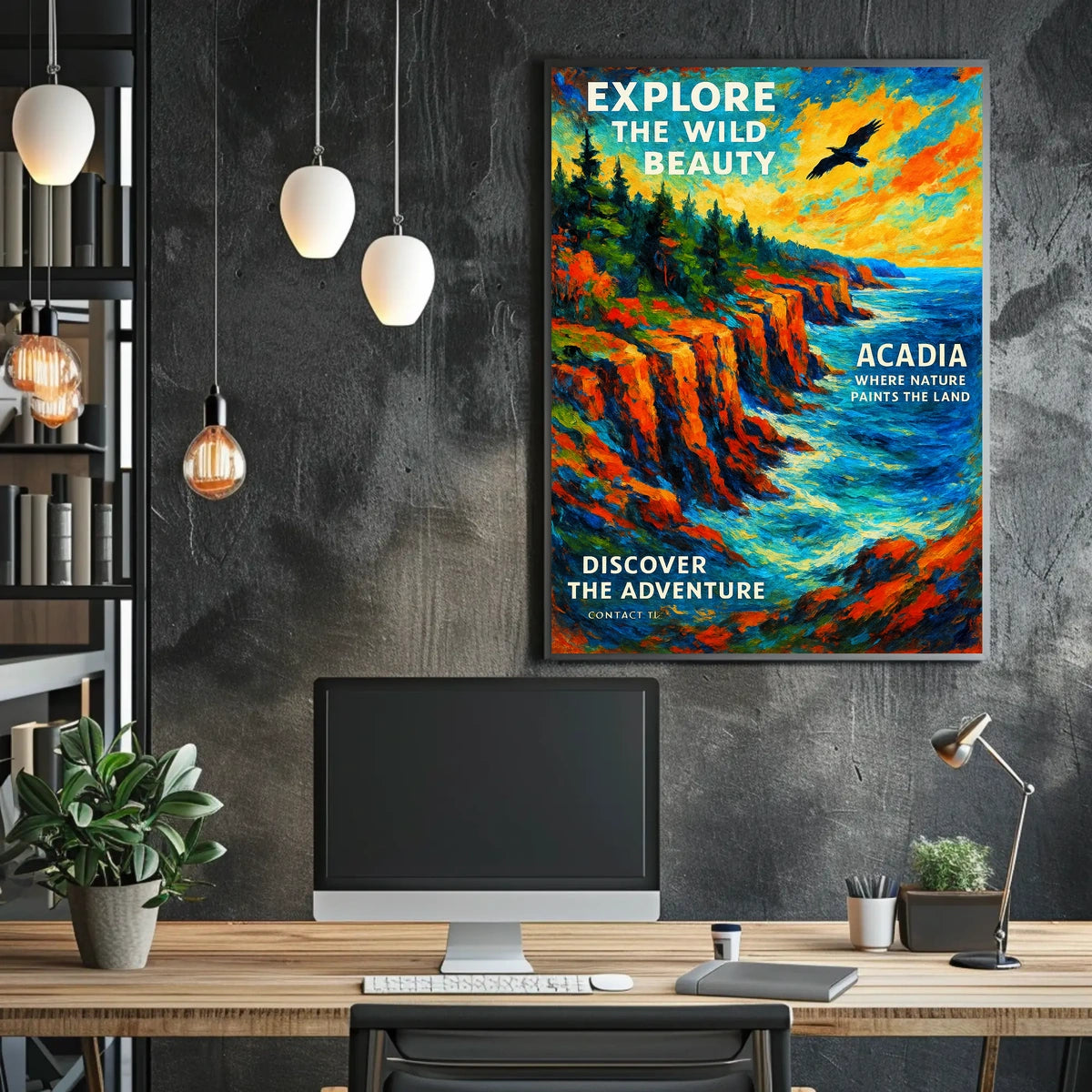 Explore the Wild Beauty of Acadia Poster