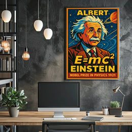 Albert Einstein Nobel Prize In Physics Poster