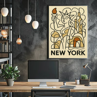 New York Art Deco Poster