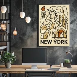 New York Art Deco Poster