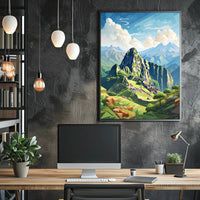 Machu Picchu Adventure Art Print Cultural or Heritage Poster