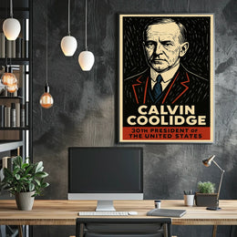 Calvin Coolidge 30th President Poster