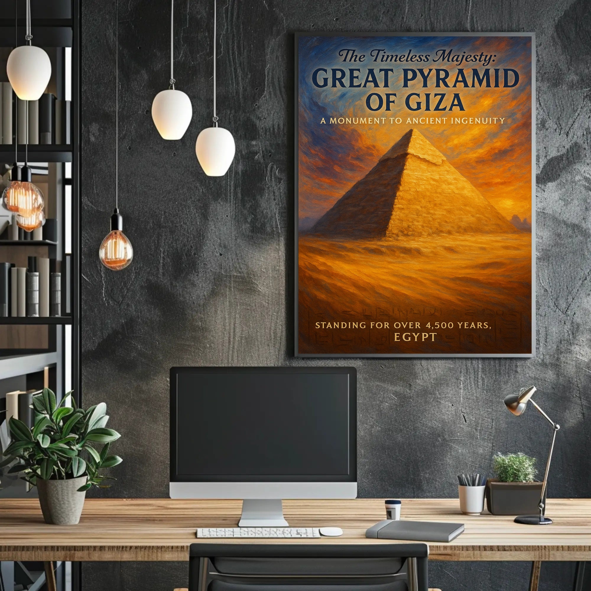 The Timeless Majesty: Great Pyramid of Giza Poster