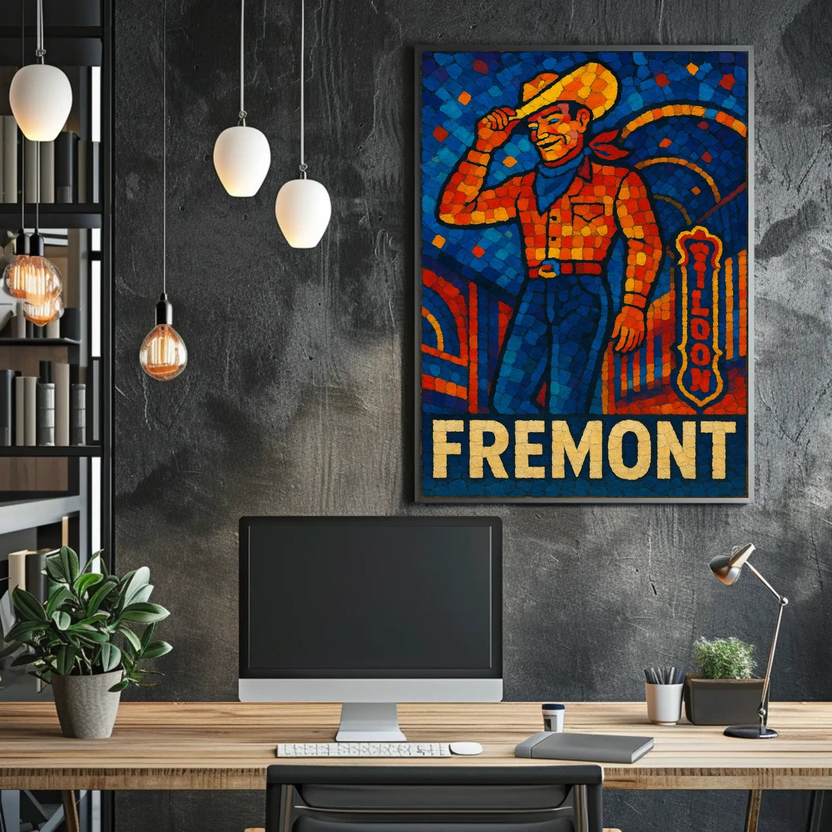 Fremont Cowboy Poster