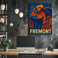 Fremont Cowboy Poster