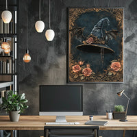 Witch's Hat Gothic Enchantment Artistic Pop Culture Poster