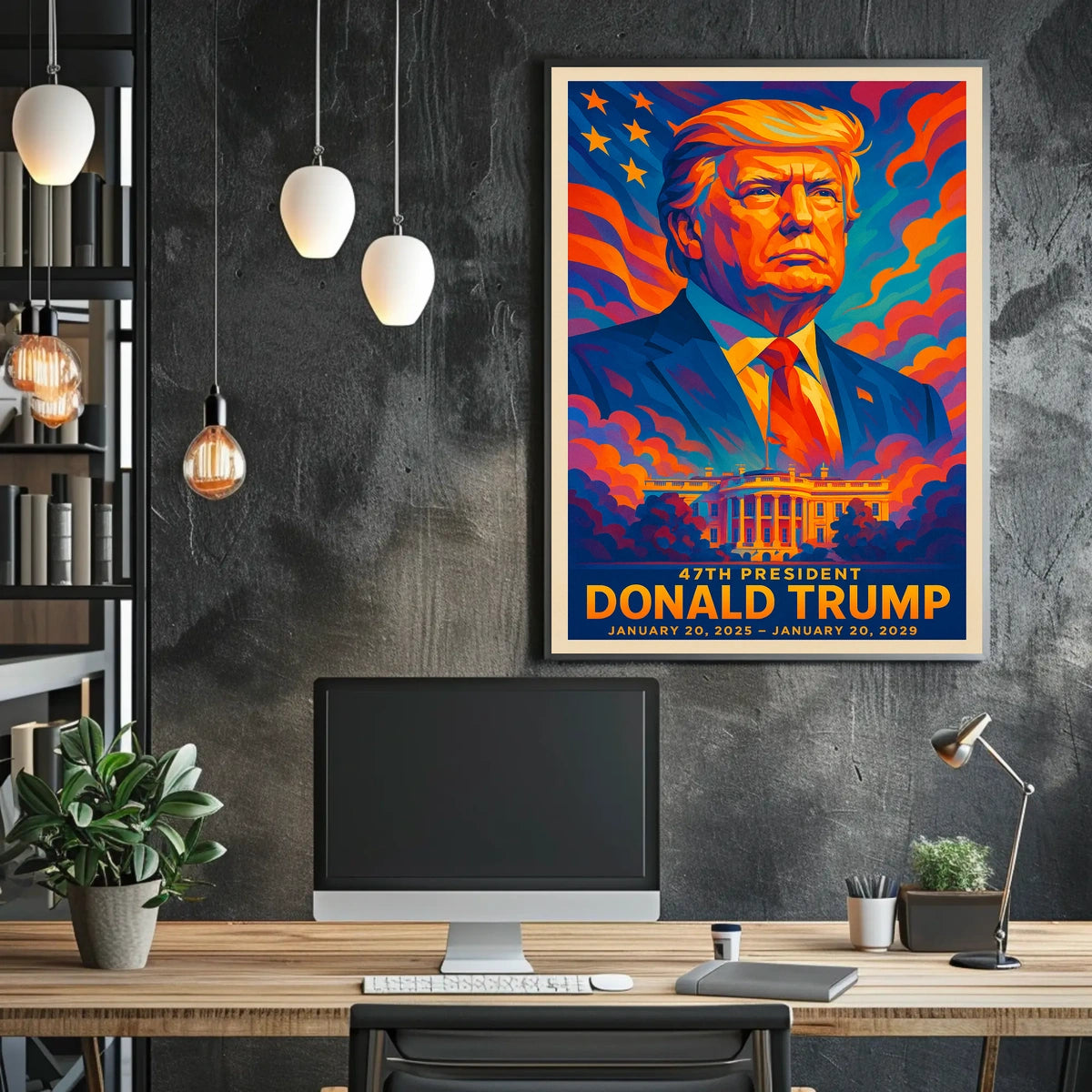 Donald Trump 47th President Pop Art Poster